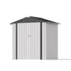 patiowell-6x4-metal-storage-shed-peak-roof-7 Patiowell 6x4 Metal Shed with Peak Roof (White)